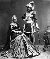 Maharaja van Nepal en zijn Vrouw